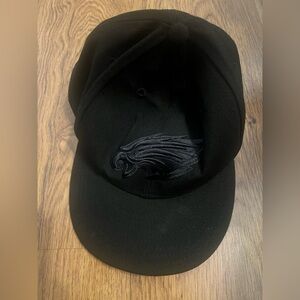 Eagles NFL Black Baseball Cap with Embroidered Eagle Logo